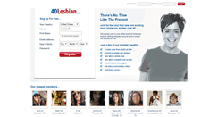 Desktop Screenshot of 40lesbian.com